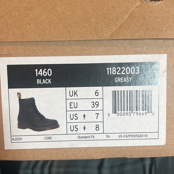 Dr.Martens Boots, Women’s Size 8, Black Matte - Picture 6 of 6